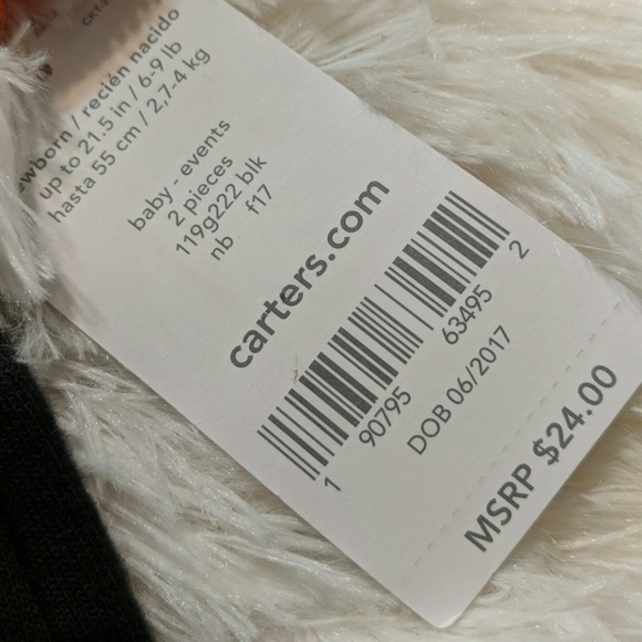 Carters Onesie / Black Cat Dress Set - Picture 4 of 4